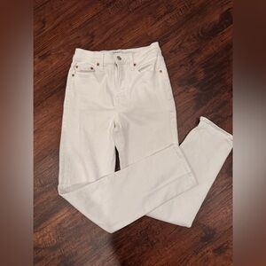 pistola High-Rise White Jeans